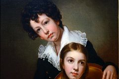 756 Michael Angelo and Emma Clara Peale - Rembrandt Peale 1826 - American Wing New York Metropolitan Museum of Art